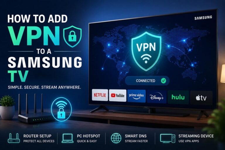 How to Add VPN to a Samsung TV