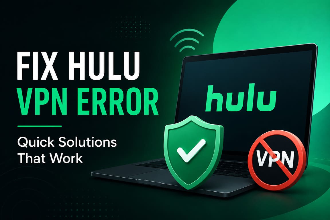 How to Fix Hulu VPN Error