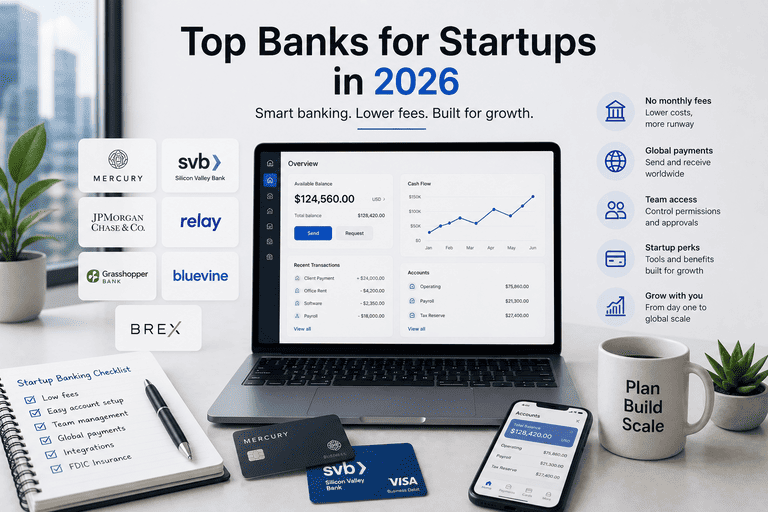 Top Banks for Startups in 2026